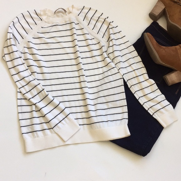 LOFT Sweaters - Loft stripped sweater